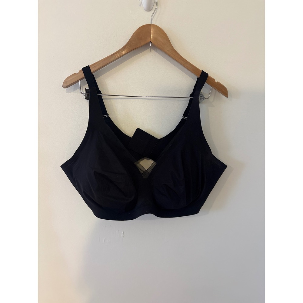 Honeylove 44DD(E)(DDD)(F) Black Shapewear Comfort Compression‎ Full Coverage Bra